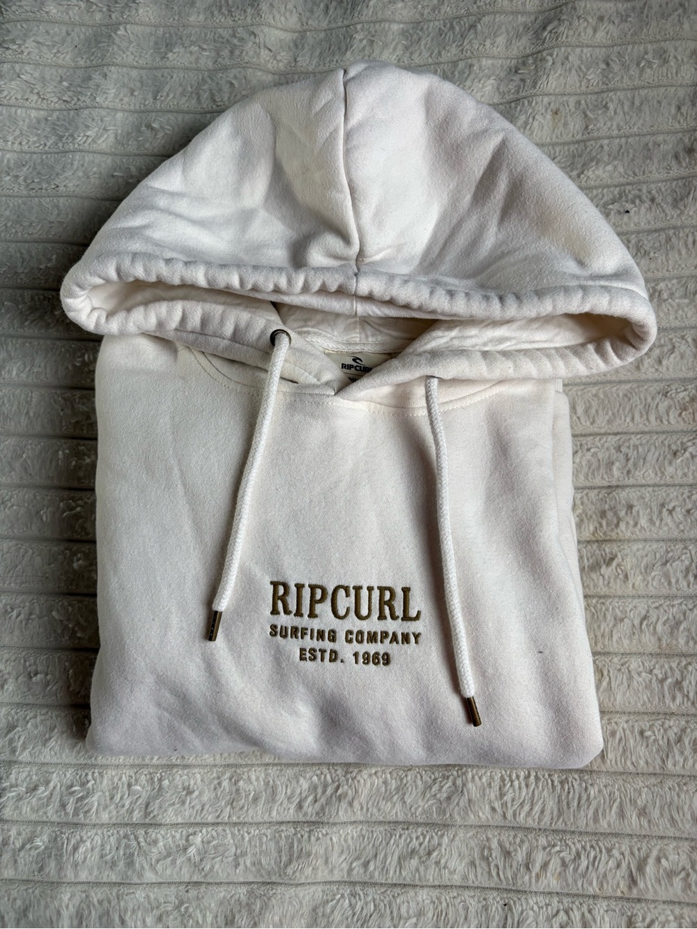 Rip Curl White Crew hoodie🌊✨